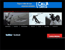 Tablet Screenshot of cascagrossa.com.br